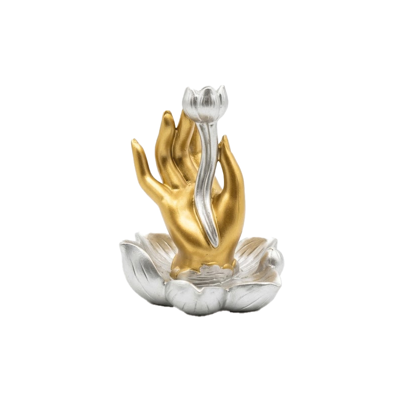 Porta incienso de flor